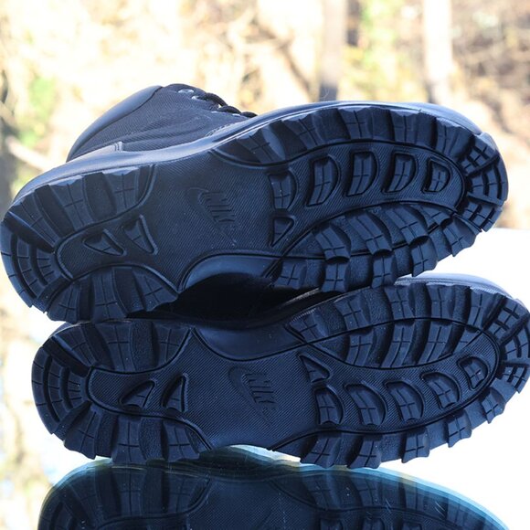 Nike Manoa ACG Black Leather Textile Boots - Picture 13 of 13